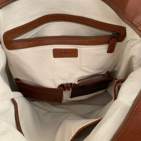 SOLD Cole Haan Large Leather Tote - Picture 3 of 4